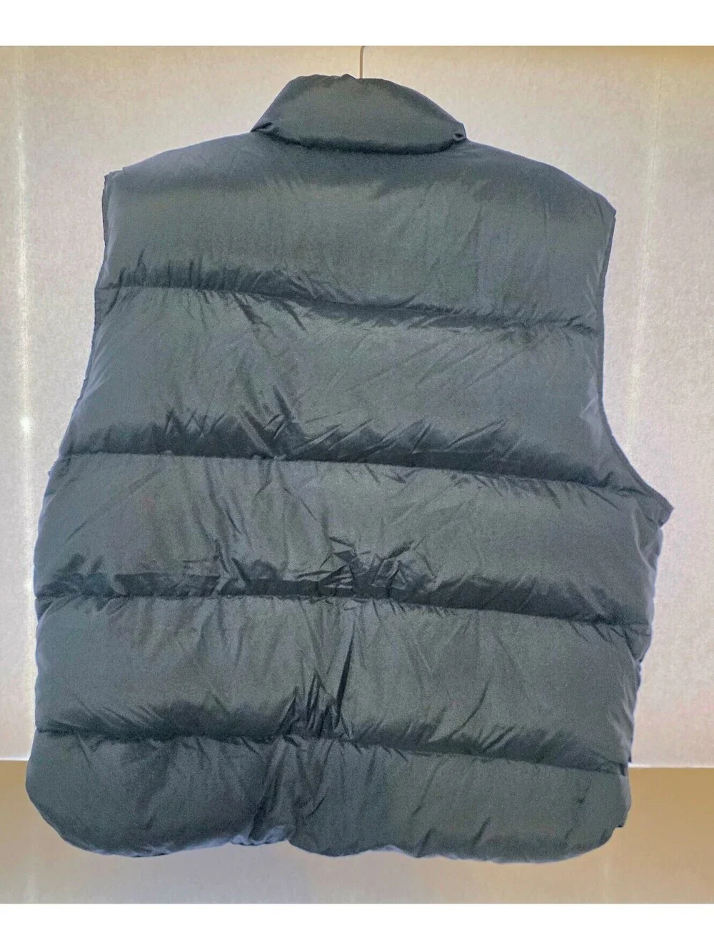 L.L.Bean Vintage 1980s Men's XXL Navy Blue Button Up Goose Down Vest
